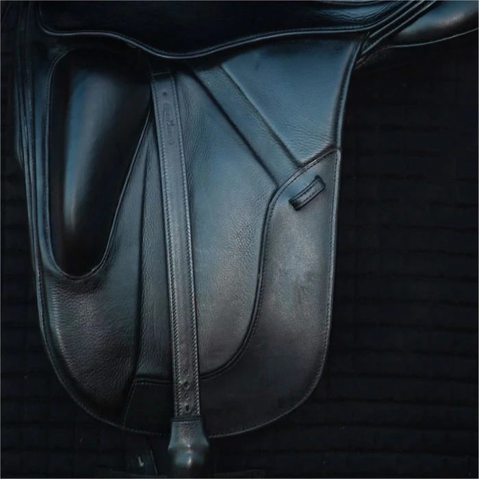 2023 Henry James Saddlery Mono Dressage Stirrup Leathers SL-3HJ - Black 2 2023 Henry James Saddlery Mono Dressage Stirrup Leathers SL-3HJ - Black - Image 2