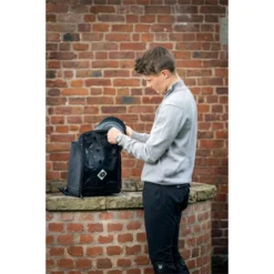 2022 Charles Owen Convertible Helmet Bag COHATBAG - Black -Ariat Shop A2I0112 LR Web.700x700