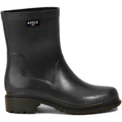 2023 Aigle Womens Fulfeel Mid Wellington Boot NB8814 - Black