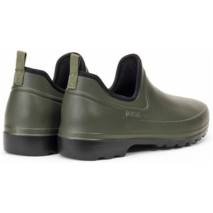 Aigle Mens Taden Plus Clogs - Khaki / Black 2 Aigle Mens Taden Plus Clogs - Khaki / Black - Image 2