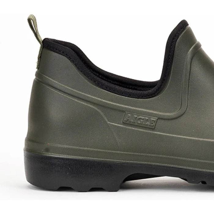 Aigle Mens Taden Plus Clogs - Khaki / Black 3 Aigle Mens Taden Plus Clogs - Khaki / Black - Image 3