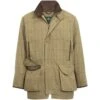 2023 Alan Paine Mens Combrook Waterproof Tweed Shooting Coat COMGCOT - Elm