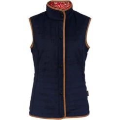 2023 Alan Paine Womens Felwell Quilt Waistcoat FELLQWC - Navy
