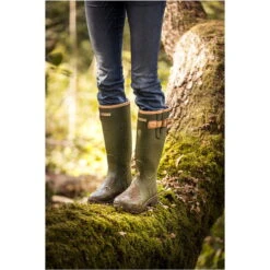 Ariat Womens Burford Wellington Boots - Olive Green -Ariat Shop Ariat Womens Burford Wellies Olive Green action 1.700x700