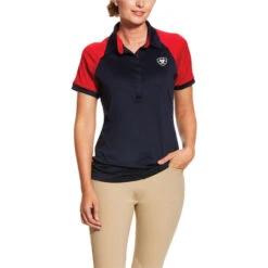 Ariat Womens Team 3.0 Polo Shirt 10030552 - Navy