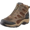 Ariat Womens Terrain Zip H20 Paddock & Yard Boots Distressed Brown