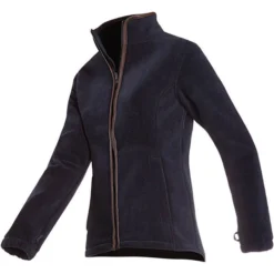 Baleno Womens Sarah Fleece Jacket Navy Blue