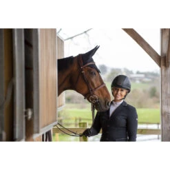 Charles Owen AYR8 Plus Leather Look Helmet Black Colour Black 7 Charles Owen AYR8 Plus Leather Look Helmet Black Colour Black -Ariat Shop CHARLES OWEN MARCH20 EDIT AYR8 6.700x700