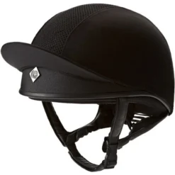 Charles Owen Pro II Plus Helmet Silk - Black Colour Black