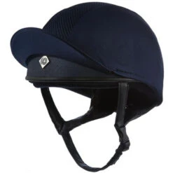 Charles Owen Pro II Plus Round Fit Skull Helmet - Navy Colour Navy