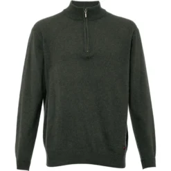 Dubarry Mens Mullen Half Zip Crew Sweater Olive -Ariat Shop Dubarry Mens Mullen Half Zip Crew Sweater Olive 3.700x700