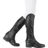 Dublin Childrens Stretch Fit Half Chaps Black