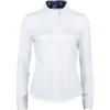 Dublin Womens Ria Long Sleeve Competition Shirt - White / Navy