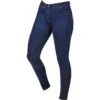 Dublin Womens Shona Full Suede Seat Denim Breeches - Blue Denim Colour Blue Denim