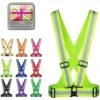 2021 Equisafety Adjustable High Vis Body Harness HARN-HV - Purple Colour Purple