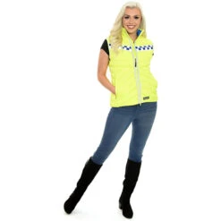 2022 Equisafety Polite Hi Vis Fitted Gilet POL-G - Yellow -Ariat Shop Equisafety Polite Hi Vis Fitted Gilet POL G Yellow 3.700x700
