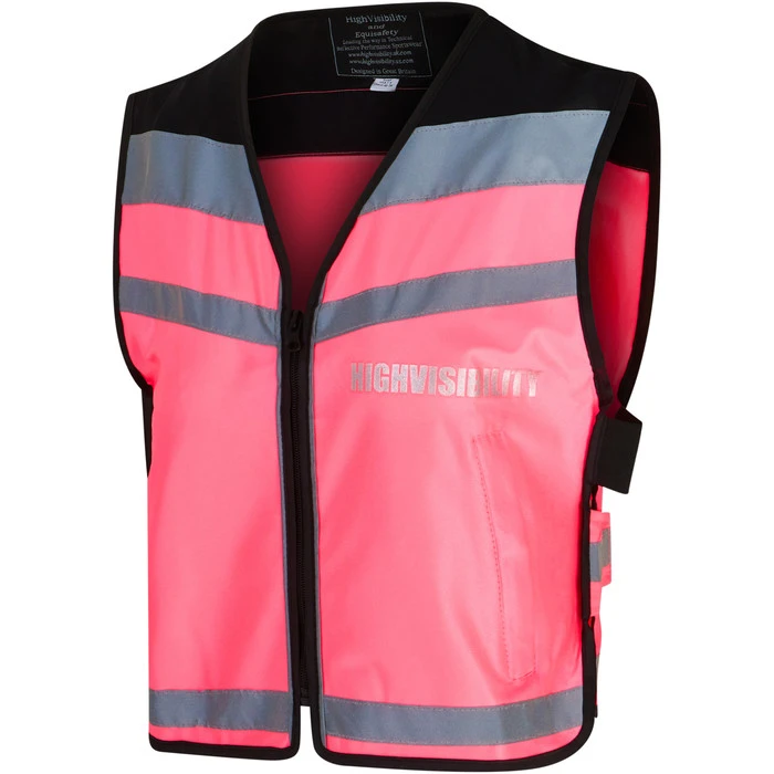 2022 Equisafety Horse Riding Hi-Vis WaistCoat HIT- Pink 1 2022 Equisafety Horse Riding Hi-Vis WaistCoat HIT- Pink