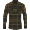 2022 Harkila Mens Pajala Shirt 140102038 - Green / Brown