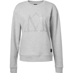 2023 Mountain Horse Womens MH Sweatshirt 4531014 - Grey Melange Colour Grey Melange