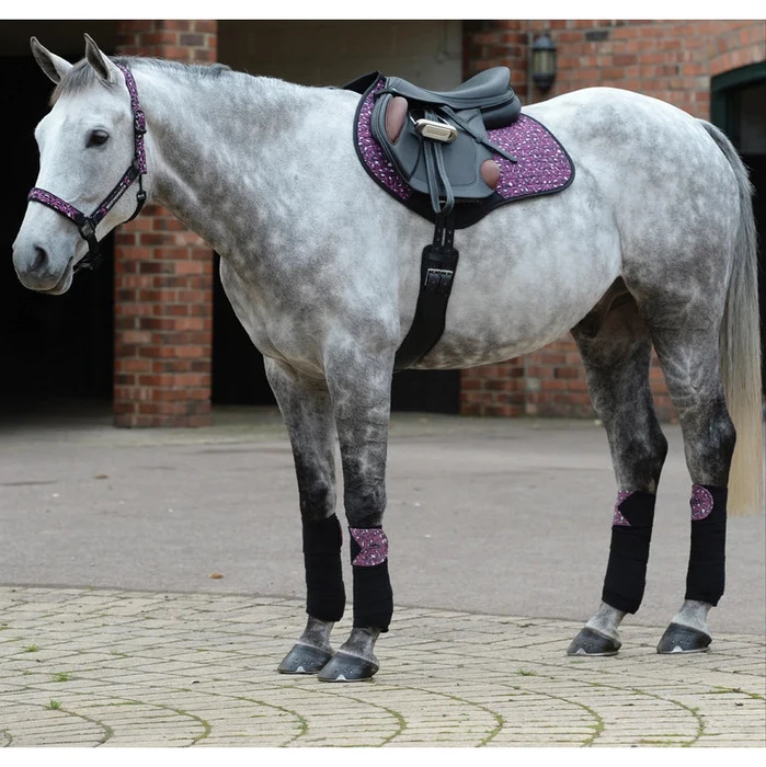 Weatherbeeta Prime Leopard Dressage Saddle Pad 1006959002 Pink Leopard Print 2 Weatherbeeta Prime Leopard Dressage Saddle Pad 1006959002 Pink Leopard Print - Image 2