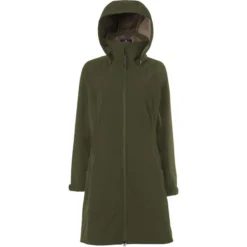 2022 Mountain Horse Womens Stella Softshell Parka 33250 - Green Colour Green