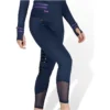 Derriere Equestrian Womens Deauville Knee Grip Leggings DDKGL2022 - Navy Colour Navy