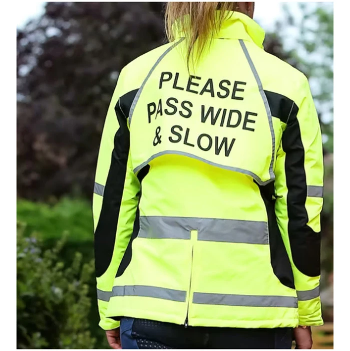 2022 Equisafety Inverno Reversible Equestrian Riding Jacket INV-Y - Yellow 4 2022 Equisafety Inverno Reversible Equestrian Riding Jacket INV-Y - Yellow - Image 4