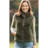 2021 Baleno Womens Sally Fleece Gilet 60048327 - Olive