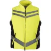 2022 Equisafety Child Reflective Quilted Gilet CHQUILTG - Yellow