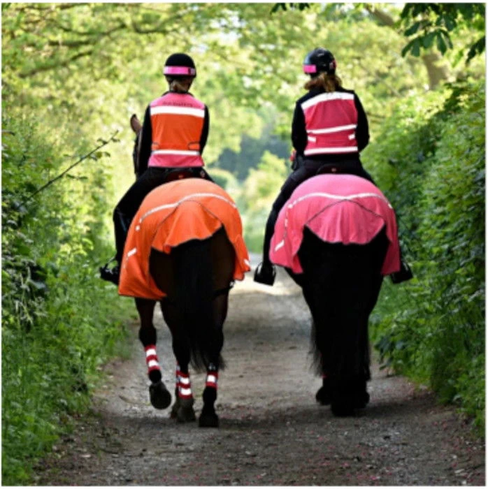 Charlotte Dujardin Mesh Quarter Rug Orange C-O-MESH Colour Orange 2 Charlotte Dujardin Mesh Quarter Rug Orange C-O-MESH Colour Orange - Image 2