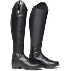 2022 Mountain Horse Womens Veganza Long Riding Boot 022120100ip - Black Colour Black