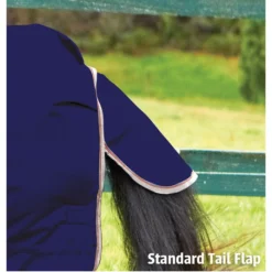 2022 Weatherbeeta Comfitec Essential Medium Standard Neck Turnout Rug - Navy / Silver / Red -Ariat Shop Weatherbeeta Comfitec Essential Combo Neck Heavy Navy Silver 2.700x700