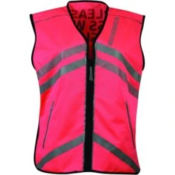2022 Weatherbeeta Childrens Reflective Waistcoat 100526 - Pink