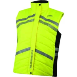 Weatherbeeta Childs Reflective Quilted Gilet Hi Vis Yellow 1005273