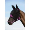 Weatherbeeta Comfitec Durable Mesh Mask With Ears & Nose - Black / Purple