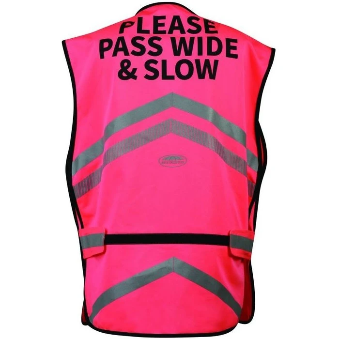 Weatherbeeta Reflective Waistcoat Hi Vis Pink - 1005269 Colour Pink 2 Weatherbeeta Reflective Waistcoat Hi Vis Pink - 1005269 Colour Pink - Image 2