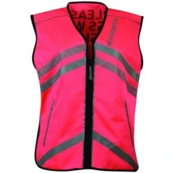 Weatherbeeta Reflective Waistcoat Hi Vis Pink - 1005269 Colour Pink