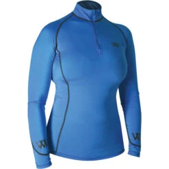 Woof Wear Womens Performance Riding Shirt Tuquoise