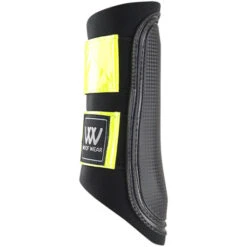 Woof Wear Reflective Club Boot - Black / Yellow Colour Black/Yellow