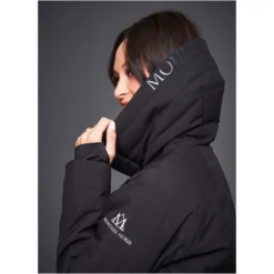 2022 Mountain Horse Womens Alicia Coat 33590 - Black Colour Black -Ariat Shop alicia20jacket20black20hood20side.700x700