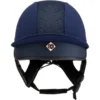 2022 Charles Owen Harlow MS1 Pro Jockey Skull & Headband NRGMS1PLRG - Navy / Rose Gold