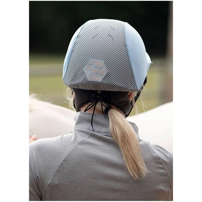 Charles Owen Esme JS1 Pro Riding Skull & Headband - Baby Blue 4 Charles Owen Esme JS1 Pro Riding Skull & Headband - Baby Blue - Image 4