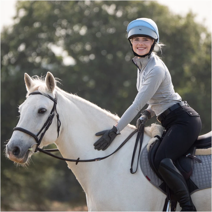 Charles Owen Esme JS1 Pro Riding Skull & Headband - Baby Blue 3 Charles Owen Esme JS1 Pro Riding Skull & Headband - Baby Blue - Image 3