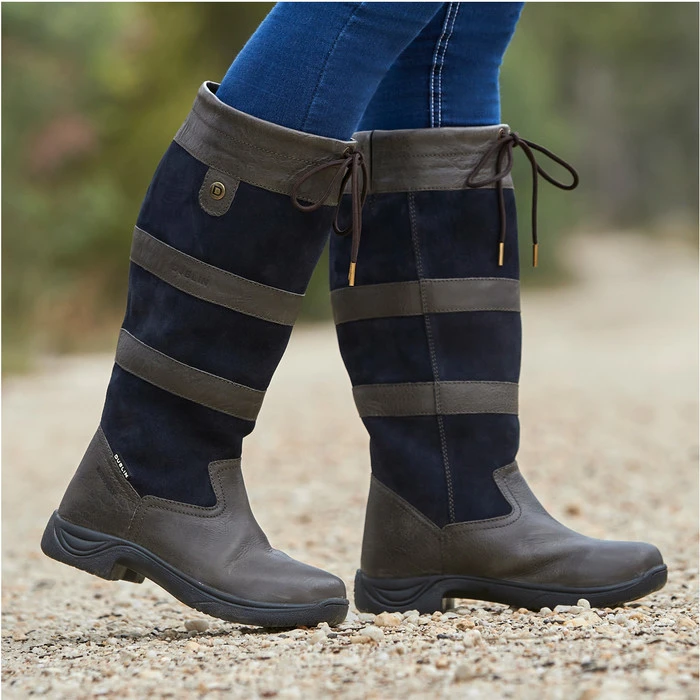 2022 Dublin Womens River Boots III 100103900 - Charcoal / Navy Colour Navy/Charcoal 2 2022 Dublin Womens River Boots III 100103900 - Charcoal / Navy Colour Navy/Charcoal - Image 2