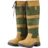 2022 Dublin Womens River Boots III 100103900 - Dark Brown / Green Colour Green/Dark Brown