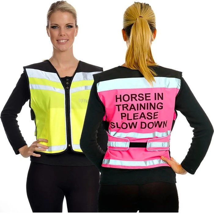 2022 Equisafety Horse Riding Hi-Vis WaistCoat HIT- Pink 2 2022 Equisafety Horse Riding Hi-Vis WaistCoat HIT- Pink - Image 2