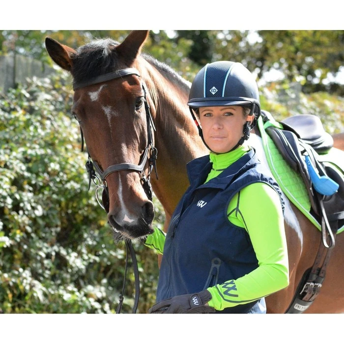 Woof Wear Womens Performance Riding Shirt Lime 2 Woof Wear Womens Performance Riding Shirt Lime - Image 2