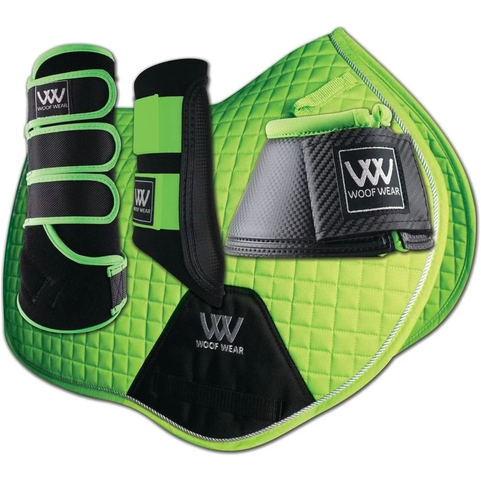 Woof Wear Womens Performance Riding Shirt Lime 4 Woof Wear Womens Performance Riding Shirt Lime - Image 4