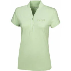 2023 Pikeur Youth Dalila Polo Shirt 320300 200 - Soft Lind Colour Soft Lind