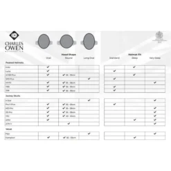 Charles Owen AYR8 Plus Limited Edition Leather Look Helmet - Brown -Ariat Shop sizing20chart20CO.700x700 9